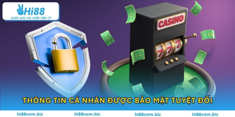 Thông tin cá nhân được cung cấp cho hệ thống được bảo mật tuyệt đối